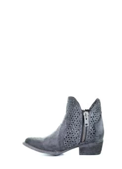 Women’s Circle G Boots Q5059 Grey Cutout Short Boot -Botas Guadalajara Shop 037DD28E 8E1E 4205 8E21 EB0C3F47AE6D