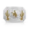 Montana Belt Buckle "Desert Joy Cactus Ranch Rodeo Bucking Horse" 25210-593 -Botas Guadalajara Shop 25210 593