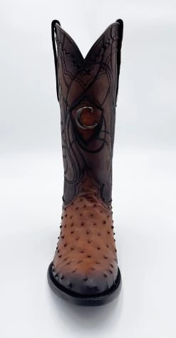 Bota Cuadra Semi Oval Ostrich 2C1OA1 - Flame Miel -Botas Guadalajara Shop 2C1OA1FlameMiel 3 copy