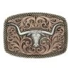 Montana Belt Buckle "Tri-Color Champion Texas Longhorn" 33010TRI 2 Montana Belt Buckle "Tri-Color Champion Texas Longhorn" 33010TRI -Botas Guadalajara Shop 33010TRI