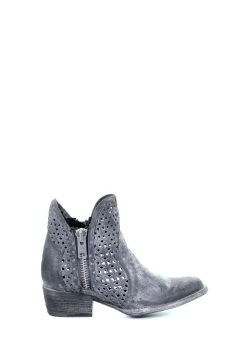 Women’s Circle G Boots Q5059 Grey Cutout Short Boot -Botas Guadalajara Shop 3F69E35D 3A15 4A21 940C B8321CB3FF08