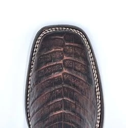 Cuadra Wide Square Toe Fuscus Caiman Belly Boots 3Z1OFY - Paris Cafe -Botas Guadalajara Shop 3Z1OFYParisCafe 5 copy