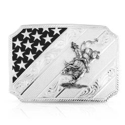 Montana Belt Buckle "All American Bullrider" 46100-205H