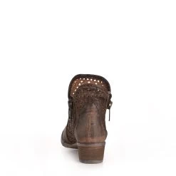Women’s Circle G Boots Q5019 Brown Cutout Short Boot -Botas Guadalajara Shop 584668DE 2D4C 42CD B548 88D4BFBA39E7