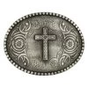 Montana Attitude Belt Buckle "Floral Cross Classic Antiqued" 61013 1 Montana Attitude Belt Buckle "Floral Cross Classic Antiqued" 61013 -Botas Guadalajara Shop 61013