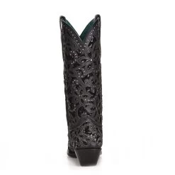 Women’s Corral Boots Snip Toe A3752 Black Inlay & Embroidery -Botas Guadalajara Shop 7B69B3B9 3B8C 40CE B47D B943A73BFFB4