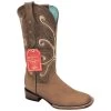 Women's Quincy Wide Square Toe 322RL6231 Crazy Leather - Tan -Botas Guadalajara Shop C9CFD8CA 276E 40F5 AA80 9BE3AFAEA8DA