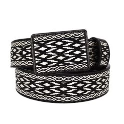 Cinto Hilo De Plata Negro