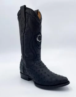 Bota Cuadra Semi Oval Ostrich 2C1OA1 - Black