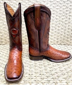 Bota Cuadra Wide Square Toe Ostrich 3Z1OA1 - Moroni Castaño