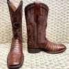 Bota Cuadra Wide Square Toe Fuscus Caiman Belly 3Z1OFY - Porto Maple