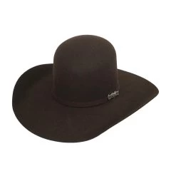 Cuernos Chuecos 3x "Open Crown" Felt Hat - Brown