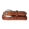 Justin "Fenced In" Men's Belt C10817 - Brown 2 Justin "Fenced In" Men's Belt C10817 - Brown -Botas Guadalajara Shop JUSTINFENCEDINBELTBROWN