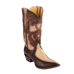 King Exotic H95 3x Toe Ostrich Stitched - Oryx