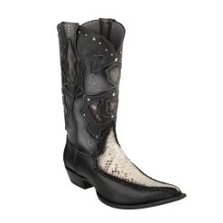 King Exotic H95 3x Toe Python Stitched - Natural