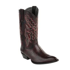 King Exotic H98 J-Toe Lizard - Black Cherry