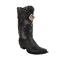 King Exotic H94 Snip Toe Shark - Black