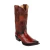 King Exotic H94 Snip Toe Eel - Faded Cognac -Botas Guadalajara Shop KESnipToeEelCognacBurnished94RD0857
