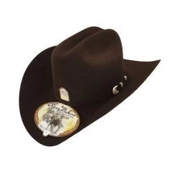 Larry Mahan's 6x Real Felt Hat - Brown