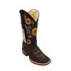 Women's Quincy Wide Square Toe Sunflower 322GA6294 - Chocolate -Botas Guadalajara Shop QUINCY322GA6294CHOCOLATE