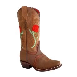 Women's Quincy Square Toe 312R6251 - Honey Roses