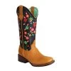 Women's Quincy Wide Square Toe 3222751 - Grisly Honey 1 Women's Quincy Wide Square Toe 3222751 - Grisly Honey -Botas Guadalajara Shop Quincy womens flower boot