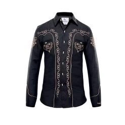 Camisa Charra Ranger's 027CA01 - Black