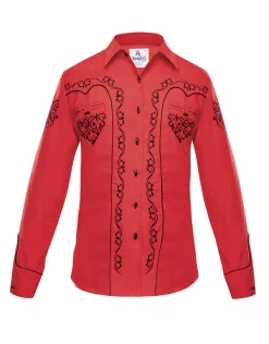 Camisa Charra Ranger's 027CA01 - Red