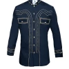 Camisa Charra Ranger's 151CA01 - Navy -Botas Guadalajara Shop RANGERS 151CA01 MARINO