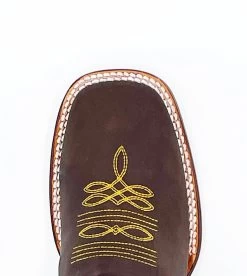 Midwest Women's Square Toe Boot ROS-1038 - Crazy Cafe -Botas Guadalajara Shop ROS 1038CrazyCafe 4 copy