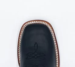 Midwest Women's Square Toe Boot ROS-1039 - Grasso Black -Botas Guadalajara Shop ROS 1039Negro 4 copy