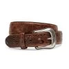 Tony Lama C42525 “Rust Ostrich” Belt -Botas Guadalajara Shop RUSTICOSTRICHBROWNC42525