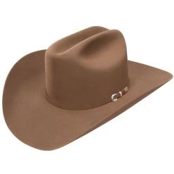 Stetson 5x Lariat Felt Hat 4" Brim - Driftwood