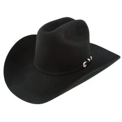 Stetson 5x Lariat Felt Hat 4" Brim - Black