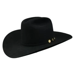 Stetson 100x El Presidente Felt Hat 4" Brim - Black