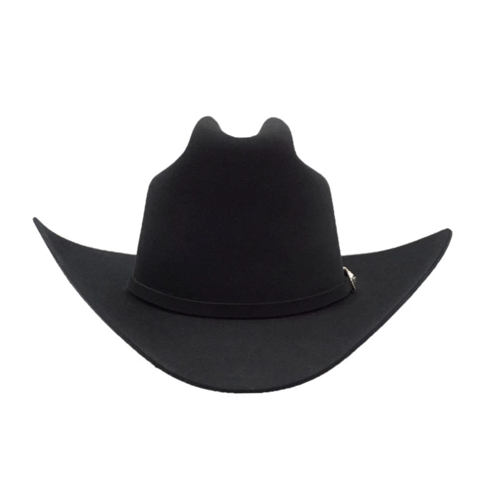 Stetson 10x Shasta Felt Hat Tall Crown 4" Brim - Black (01) 4 Stetson 10x Shasta Felt Hat Tall Crown 4" Brim - Black (01) - Image 2