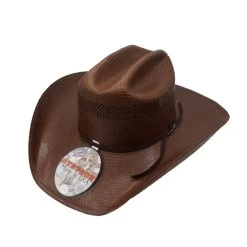 Stetson 10x "Long Shot" Straw Hat - Chocolate