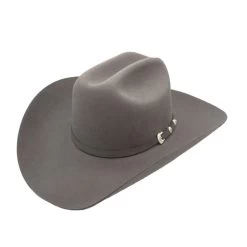 Stetson 4X Brenham Wool Hat 4" Brim - Granite Grey