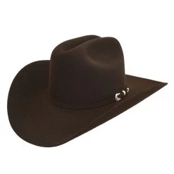 Stetson 5x Lariat Felt Hat 4" Brim - Chocolate