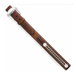 Tony Lama 7239L “Duke Appliq” Belt - Bark -Botas Guadalajara Shop TLDUKEAPPLIQBARKFULL