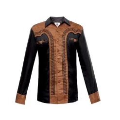 Camisa Charra Rangers 124CA01 - Black
