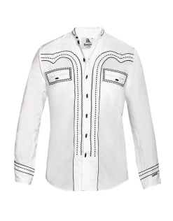 Camisa Charra Ranger's 151CA01 - White