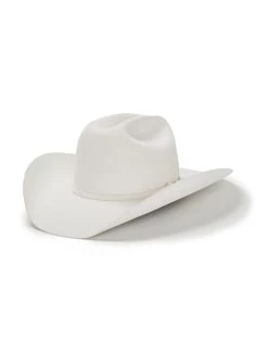 Stetson 4X Deadwood Wool Hat 4" Brim - White