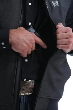 MEN'S CINCH CONCEALED CARRY BONDED VEST 1546001 -Botas Guadalajara Shop mwv1546001 4 1368 detail